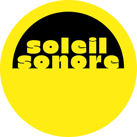 Logo sur pastille jaune